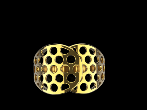 Lightweight ring model 909 3D Принт Модель