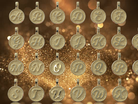 Initial pendant model 908 3D Baskı Modeli