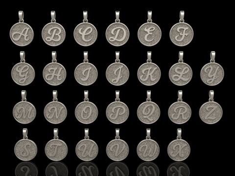 Initial pendant model 908 3D Baskı Modeli