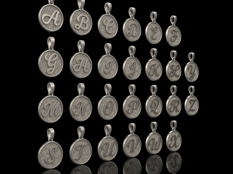 Initial pendant model 908 3D Baskı Modeli