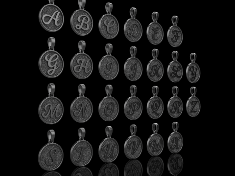 Initial pendant model 908 3D Baskı Modeli