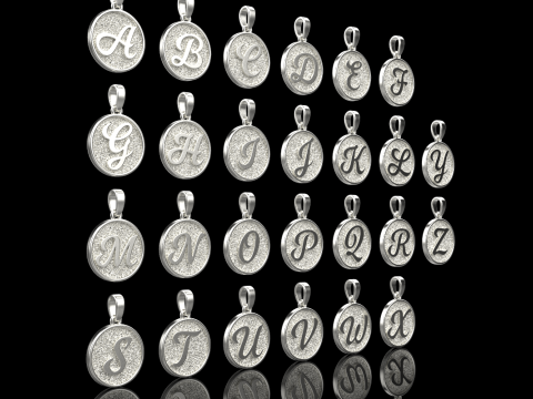 Initial pendant model 908 3D Baskı Modeli
