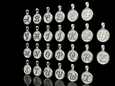 Initial pendant model 908 3D Baskı Modeli