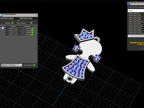 Family pendant girl model 905 3D Print Model
