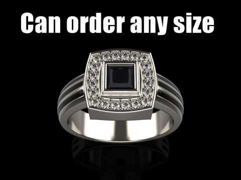 Cushion form ring mdel 904 3D printmodel