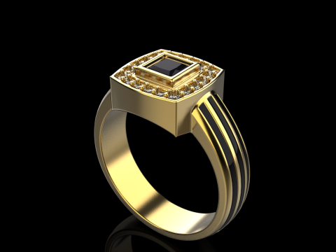 Cushion form ring mdel 904 3D printmodel