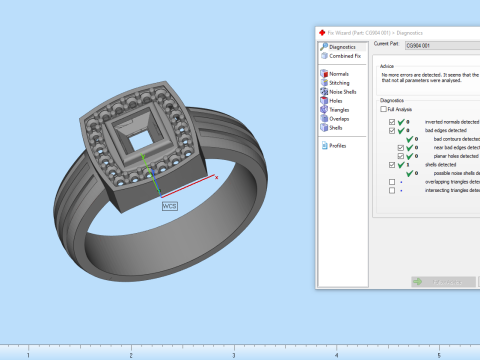 Cushion form ring mdel 904 3D printmodel
