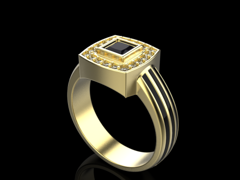 Cushion form ring mdel 904 3D printmodel