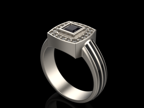 Cushion form ring mdel 904 3D printmodel