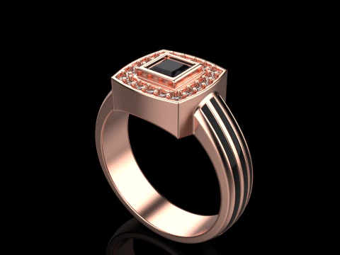 Cushion form ring mdel 904 3D Print Model