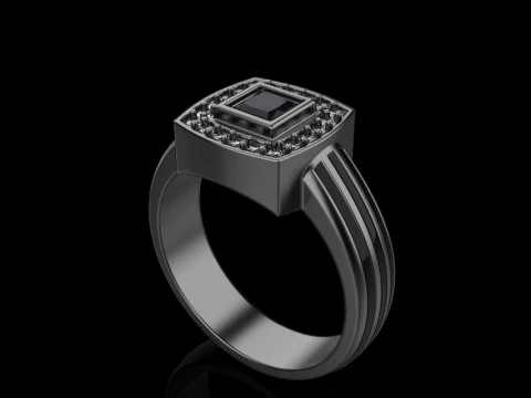 Cushion form ring mdel 904 3D Print Model
