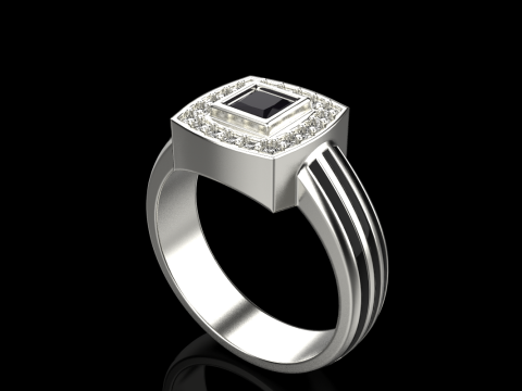Cushion form ring mdel 904 3D printmodel