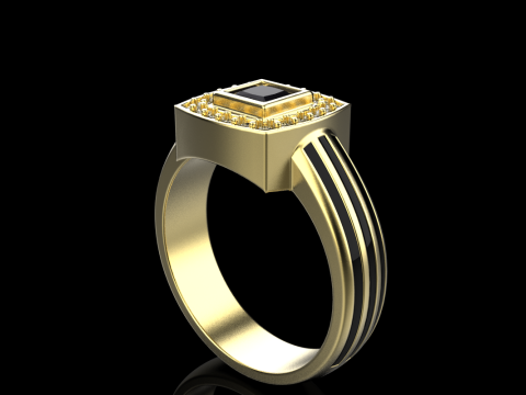 Cushion form ring mdel 904 3D printmodel