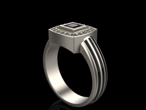 Cushion form ring mdel 904 3D printmodel