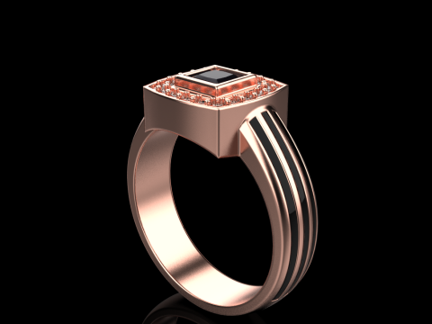 Cushion form ring mdel 904 3D printmodel