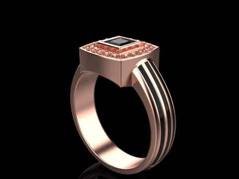 Cushion form ring mdel 904 3D Print Model