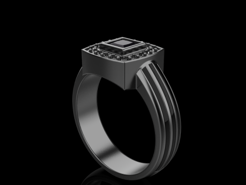 Cushion form ring mdel 904 3D printmodel
