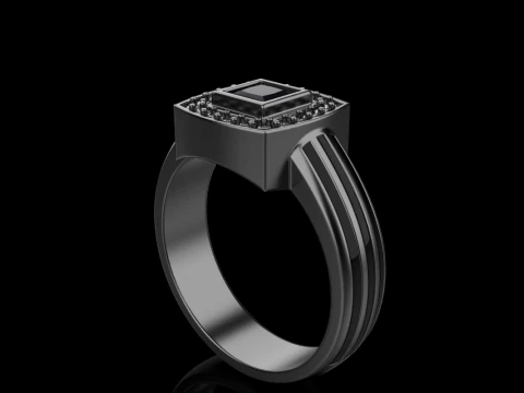 Cushion form ring mdel 904 3D Print Model