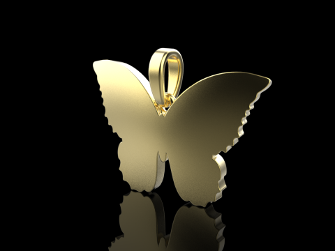 Enamel butterfly pendant model 903 Modelo de Impressão 3D