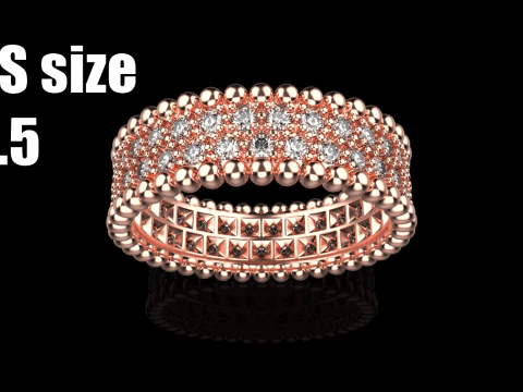 Wedding ring model 901 3D Print Model