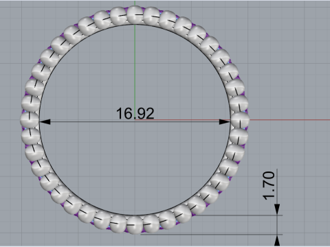 Wedding ring model 901 3D Baskı Modeli