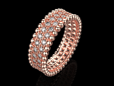 Wedding ring model 901 3D Baskı Modeli