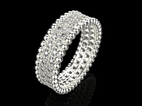 Wedding ring model 901 3D Baskı Modeli