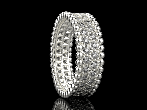 Wedding ring model 901 3D Baskı Modeli