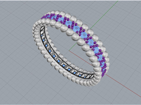 Wedding rings model 900 3Dプリントモデル