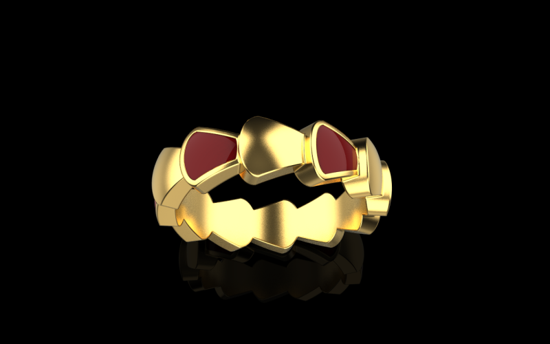 Enamel ring model 899 Modello di stampa 3D .c4d .max .obj .3ds .fbx .stl .blend
