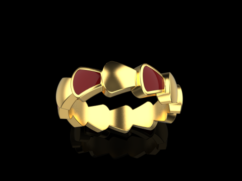 Enamel ring model 899 3D printmodel