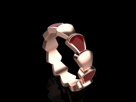 Enamel ring model 899 3D Print Model