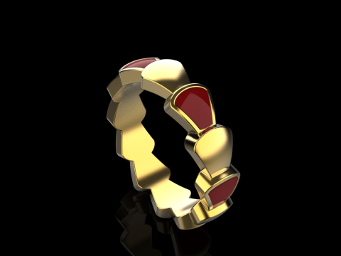 Enamel ring model 899 Modello di stampa 3D