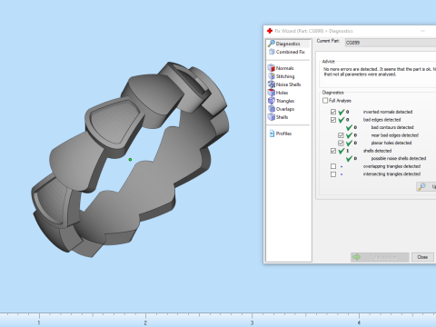 Enamel ring model 899 Modello di stampa 3D