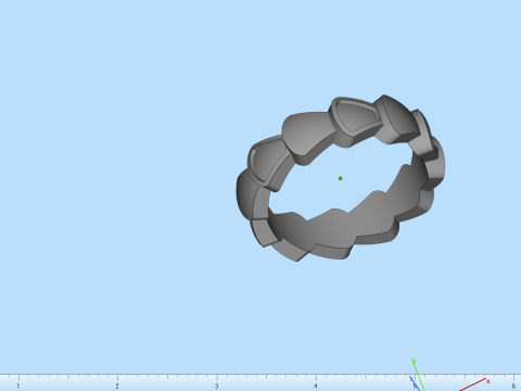 Enamel ring model 899 Modello di stampa 3D