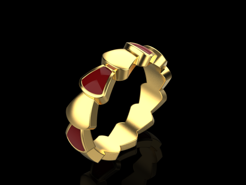 Enamel ring model 899 Modello di stampa 3D