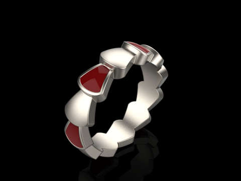 Enamel ring model 899 Modello di stampa 3D