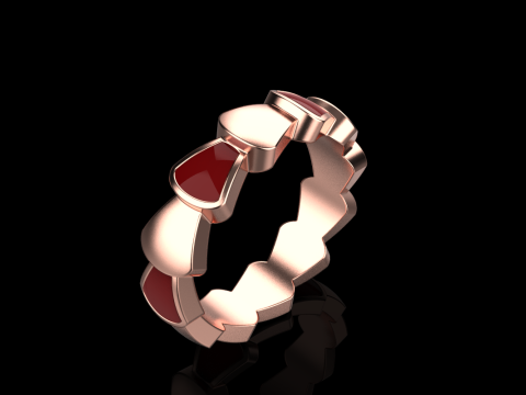 Enamel ring model 899 Modello di stampa 3D