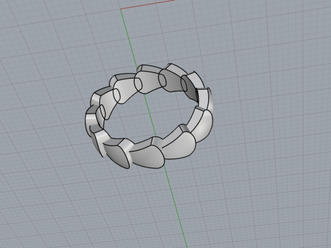 Wedding ring model 898 3Dプリントモデル