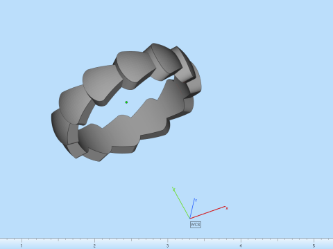 Wedding ring model 898 3Dプリントモデル