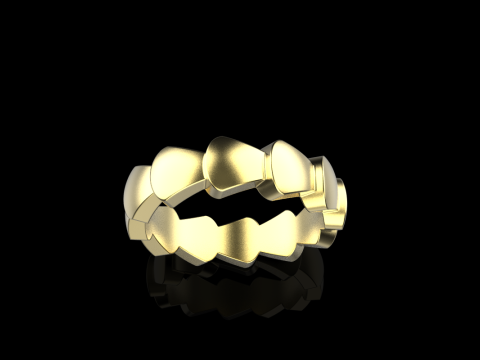 Wedding ring model 898 3Dプリントモデル