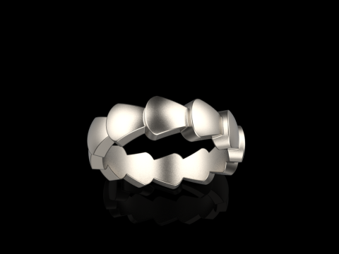 Wedding ring model 898 3Dプリントモデル