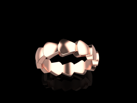 Wedding ring model 898 3Dプリントモデル