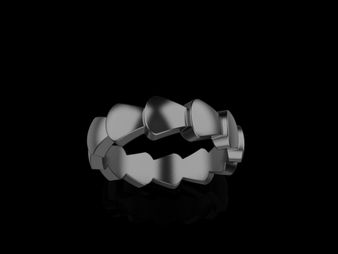 Wedding ring model 898 3Dプリントモデル