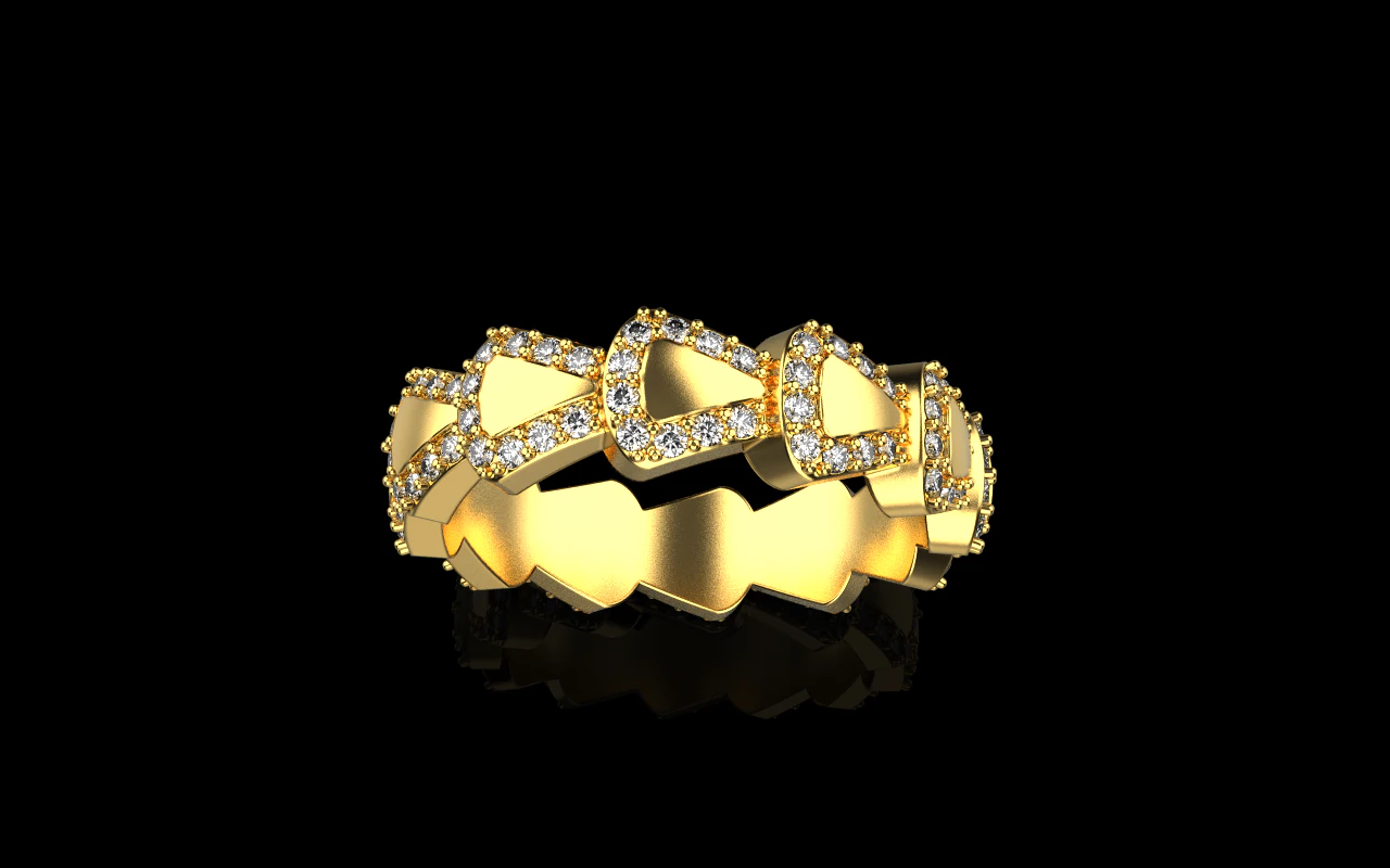Wedding ring model 897 3D Print Model .c4d .max .obj .3ds .fbx .stl .blend