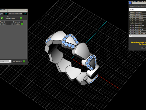 Wedding ring model 896 Modèles 3D en vedette