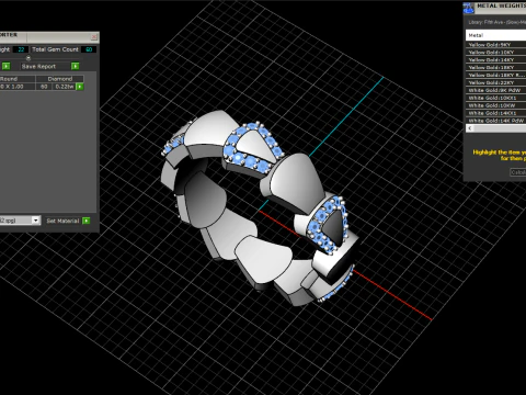 Wedding ring model 896 3D Print Model
