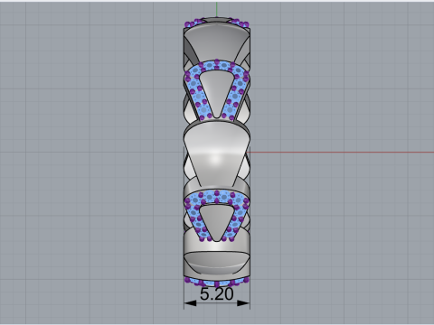 Wedding ring model 896 Modèles 3D en vedette