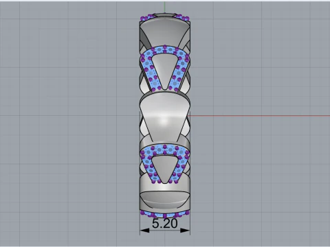 Wedding ring model 896 3D Print Model