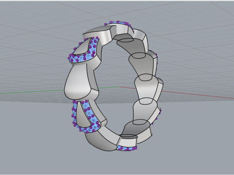 Wedding ring model 896 Modèles 3D en vedette
